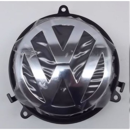 Vw embleem kofferklep zwart/chroom